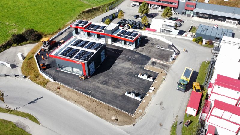 Etappe 5 (September 2024): Fertigstellung der Anlage mit Belagsarbeiten